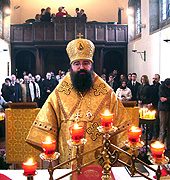 Епископ Сурожский Елисей посетил приход во имя прп. Ефрема Сирина в Кембридже
